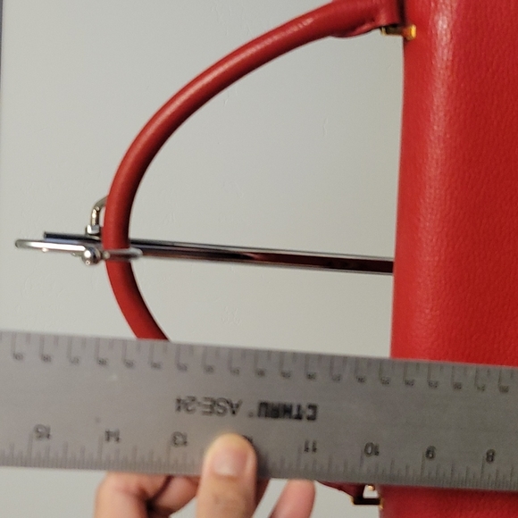 Celine Trapeze red leather 2.way - Picture 12 of 17